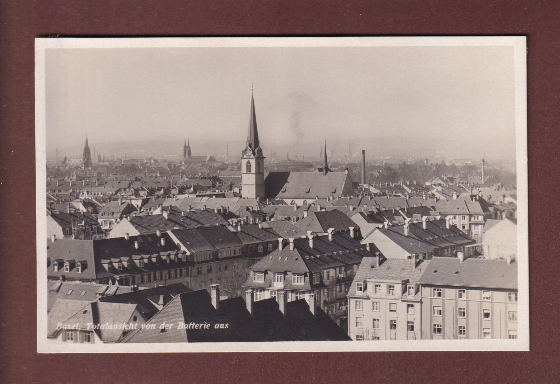 Cartes postales: BASEL von der Batterie aus – D'occasion à Pully par nicecards-shop