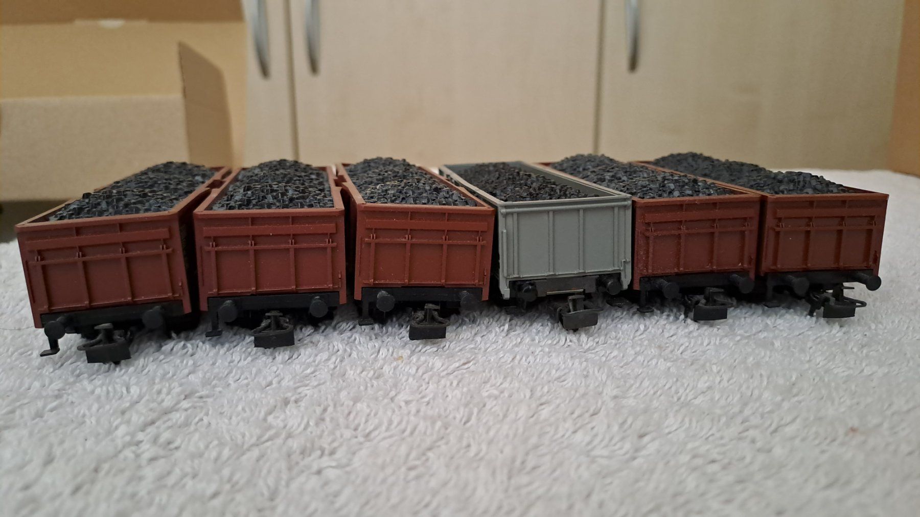 Märklin Modelleisenbahnen: Märklin 6 Güterwagen H0 WS/35 – Gebraucht aus Winterthur von Riebeli333 3