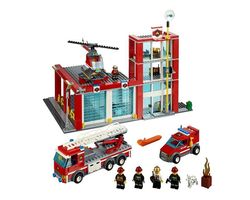 LEGO City 60004 Caserne de pompiers