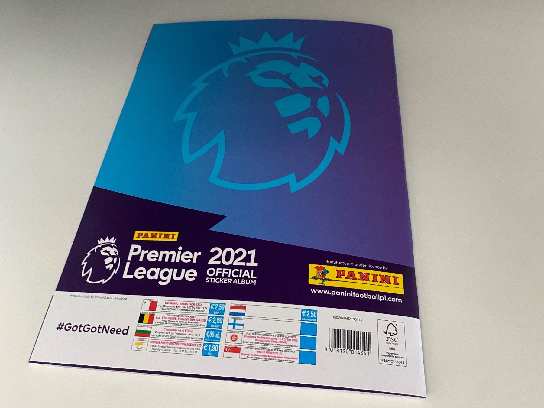 Panini Albums: Panini Premier League 2021 – Leeres Stickeralbum (Original) – Neuf (Voir description) à Hergiswil LU par FcMalkov 9