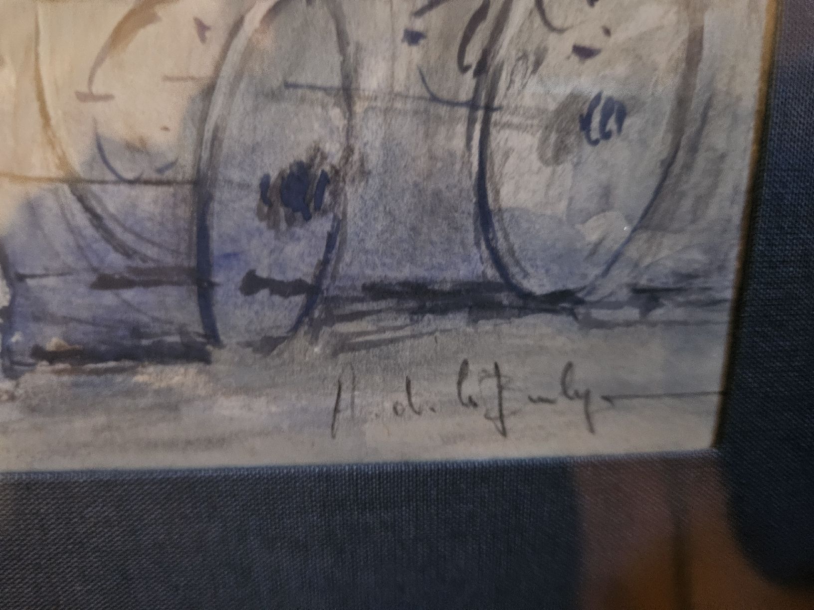Tableaux: gemälde aquarel – D'occasion à Schwellbrunn par Omega-alpha 1