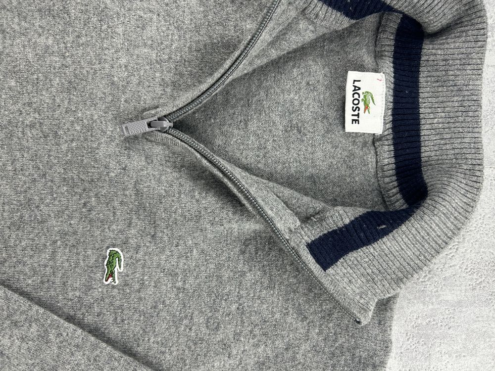 Sweat 1/4 Zip Lacoste Gris - Taille XXL Homme 2