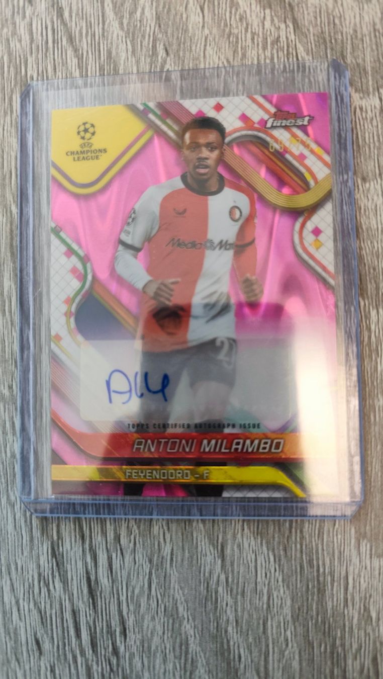 Topps Cartes à collectionner: Topps Stadium Chrome 24/25 Antoni Milambo /75 mit Autogramm – D'occasion à St. Gallen par RudyundFloydCards