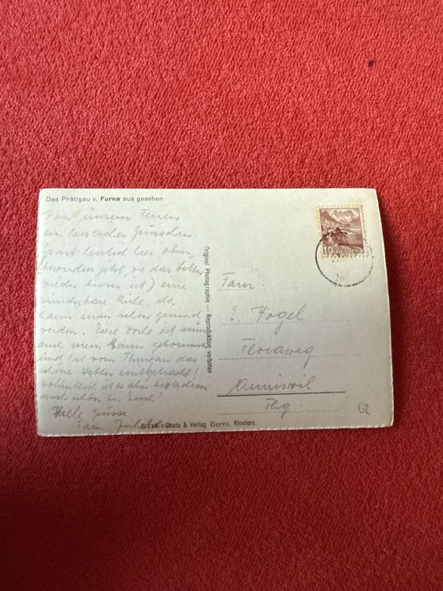 Cartoline postali: Ak Furna – Usato da St. Antönien venduto da and_75rc 1
