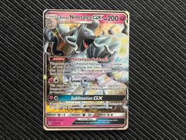 Pokemon Ninetales GX Sun Moon Lost Thunder near Mint