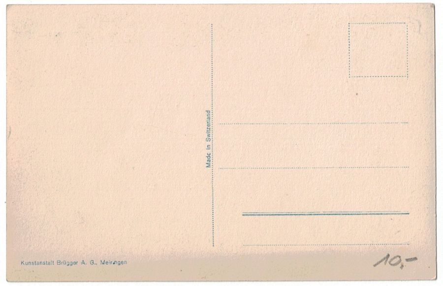 Ansichtskarten: Beatenberg, Hotel National, um 1940 – Gebraucht aus Frauenfeld von POML 1