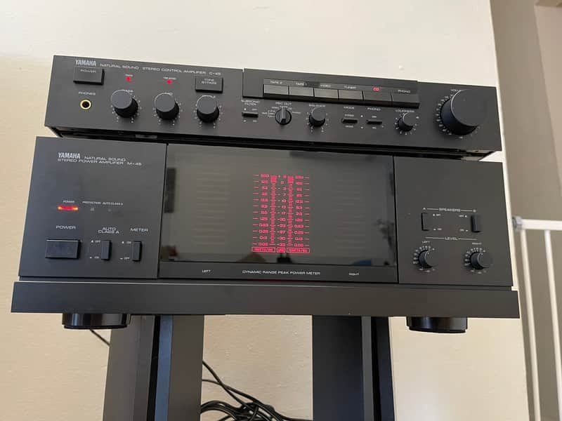 Yamaha Verstärker: Yamaha M45 + Yamaha C45 – Gebraucht aus Lugano von Arkangel047