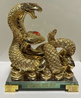 CHINA. Schlange Kobra Feng Shui Glücksstatue