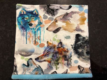 Wolf Fleece Schlauchschal, Ökotex, Gr. 57 NEU