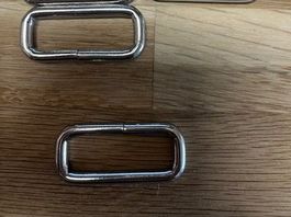 Schlaufe - Trägerschnalle für 40mm Gurtband 6 Stück