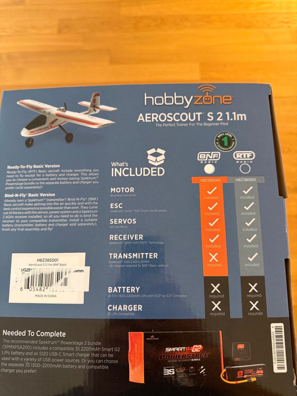 RC Modellbau: Hobbyzone AeroScout S 2 1.1m BNF Basic with SAFE – Neu (gemäss Beschreibung) aus hünenberg See von Dpch 4