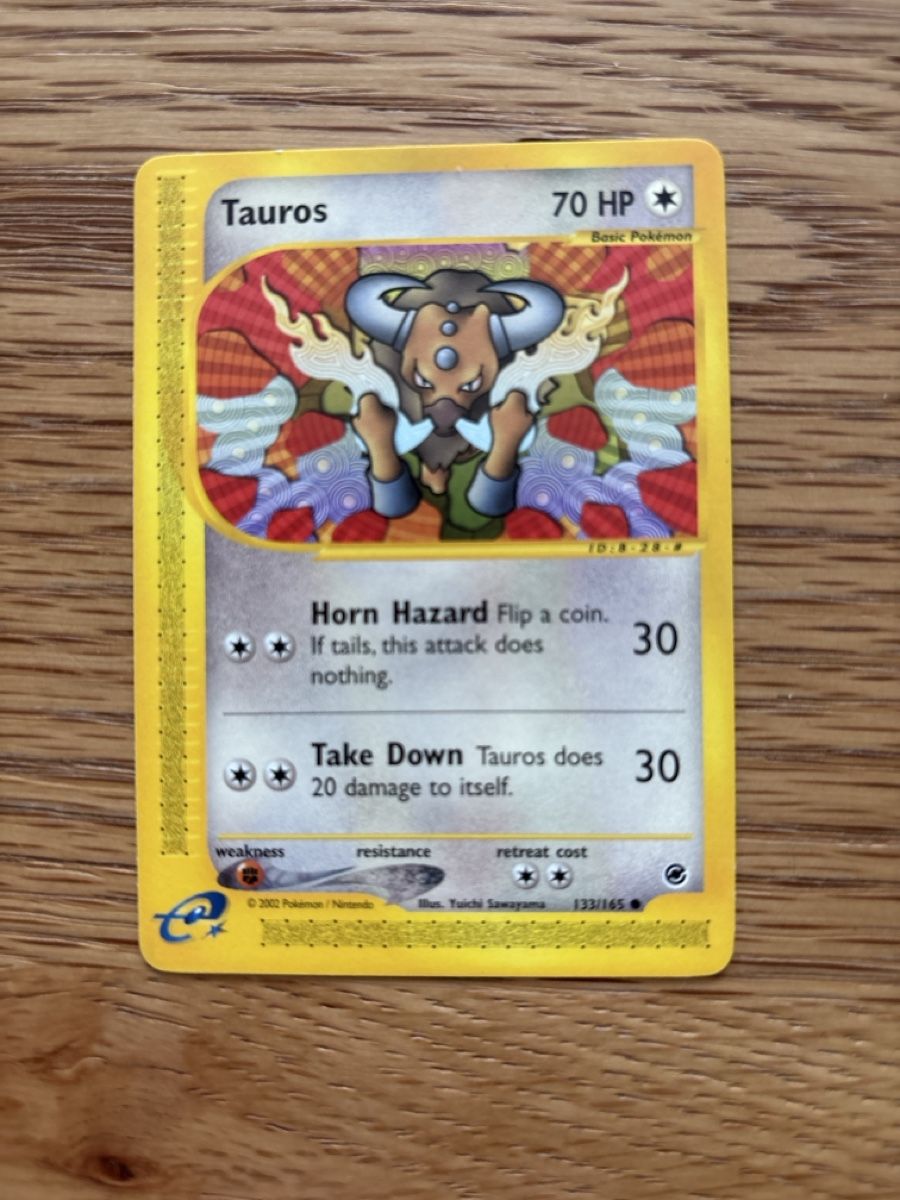 Pokémon Carte collezionabili: Pokemon, Tauros, Expedition – Usato da Zürich venduto da el_marcel