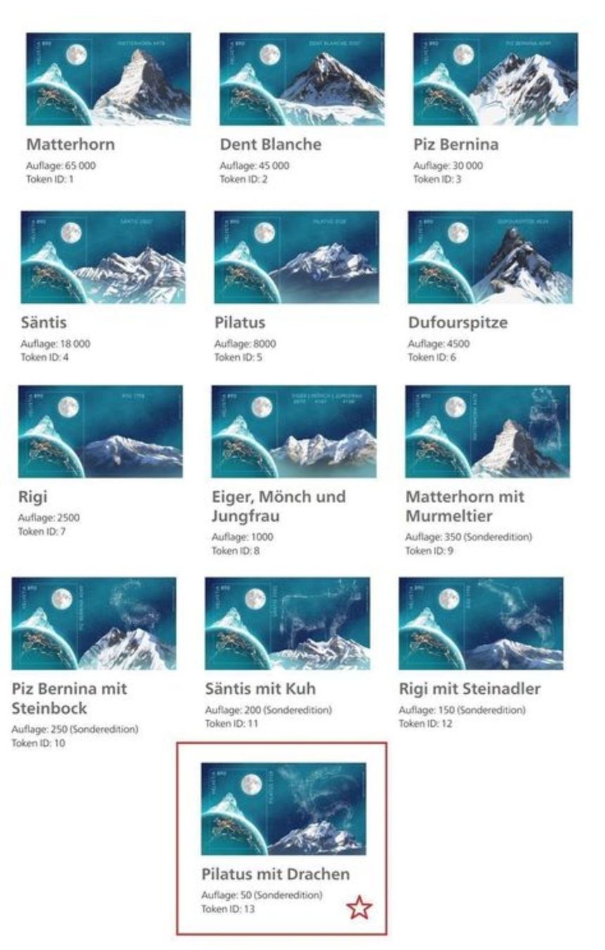 Alle Briefmarken: Swiss Crypto Stamp 1.0 - ID 05 – Neu (gemäss Beschreibung) aus bäretswil von Hunt.and.Collect 1