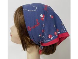 Bandana / Baumwolltuch ESPRIT Zwerge Pilze VINTAGE 1990s