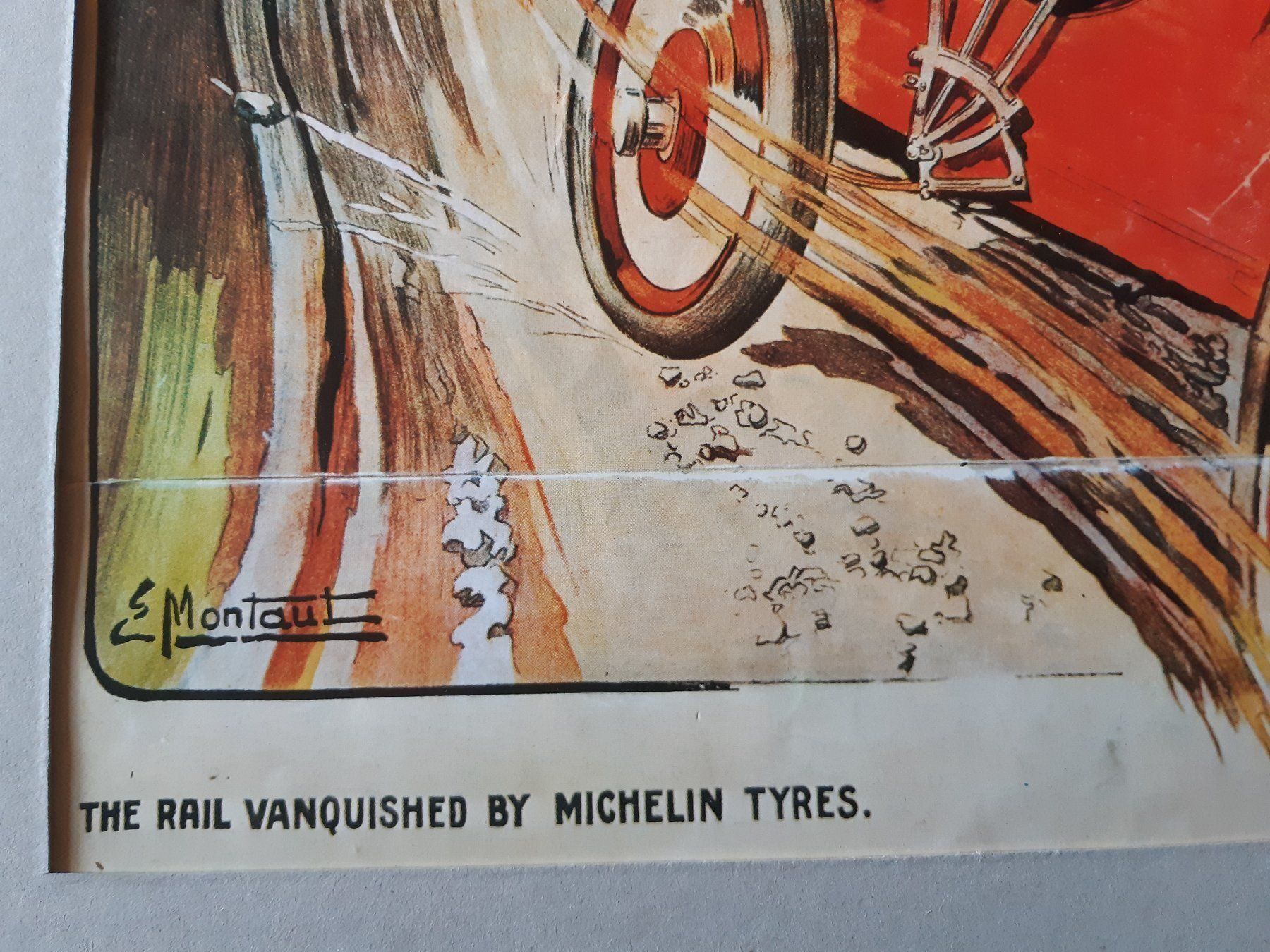 Grafica & Litografie: Werbung Michelin Pneu Druck – Usato da Grindelwald venduto da carro5 1