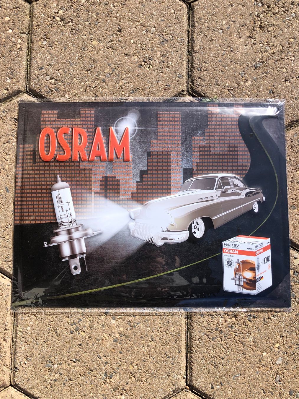 Osram Insegne: Blechschild Osram – Nuovo e nell'imballaggio originale da Kräiligen venduto da hkk