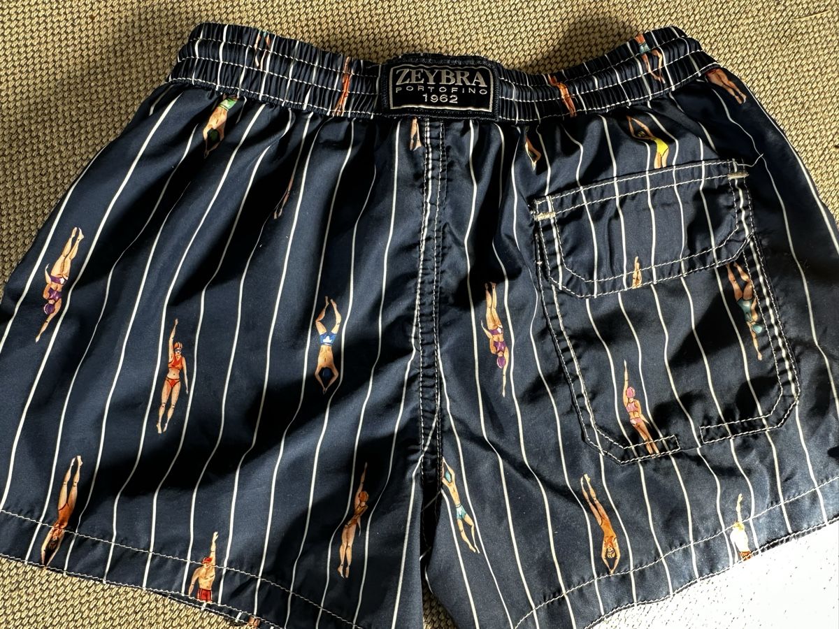 Costumi da bagno: Zeybra Badehose Gr. 6, gestreift mit Taucher – Usato da Dättlikon venduto da Katalone 3