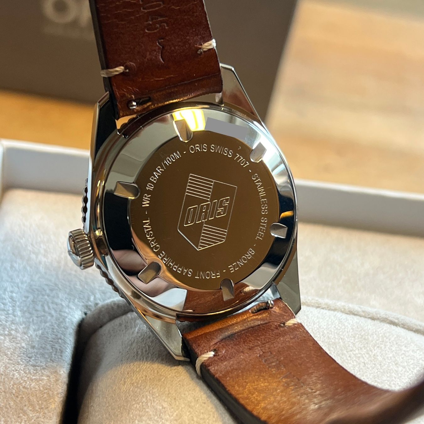 Oris Orologi: Oris Divers Sixty-Five Bronze Automatic Date Full Set 01733 – Usato da Carouge GE venduto da Watchaser 4