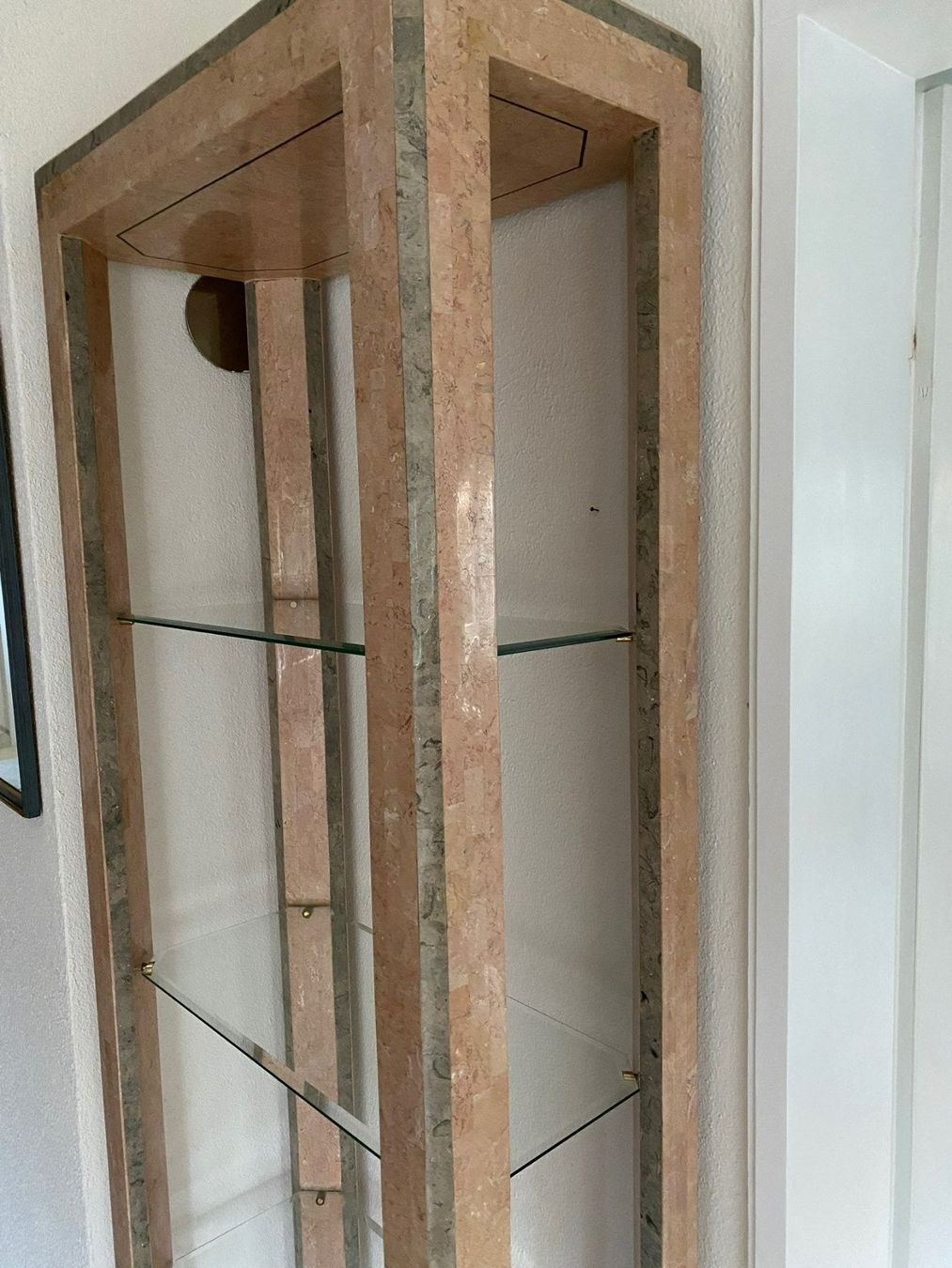 Vetrine: Fossilgestein-Glas Vitrine – Usato da Wohlen AG venduto da homecollectivech 1