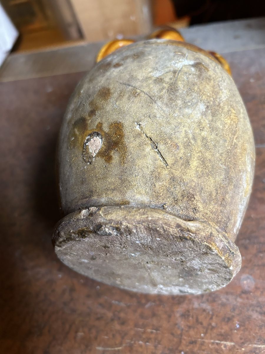 Caraffe: Antiker Tonkrug mit Holzstöpsel – Usato da Heimenhausen venduto da bergblick4 1