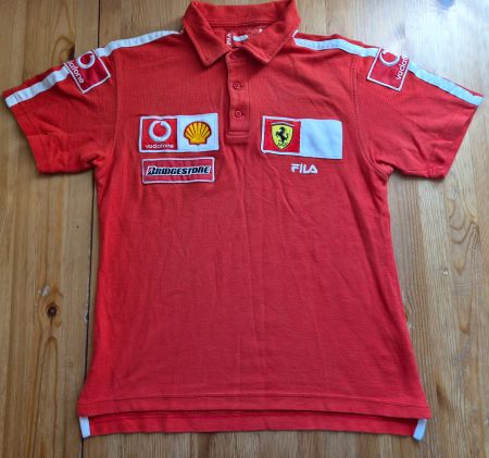 Ferrari Polo-Shirt FILA Gr. S Formel 1 Motorsport Italien