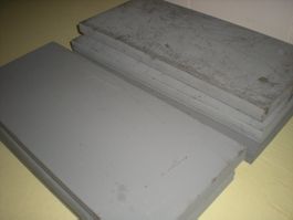 Metallplatten Stahlplatten Eisenplatten Gewichte 6 Stück
