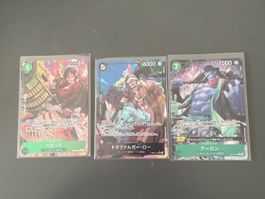 3 Japanische FullArt One piece