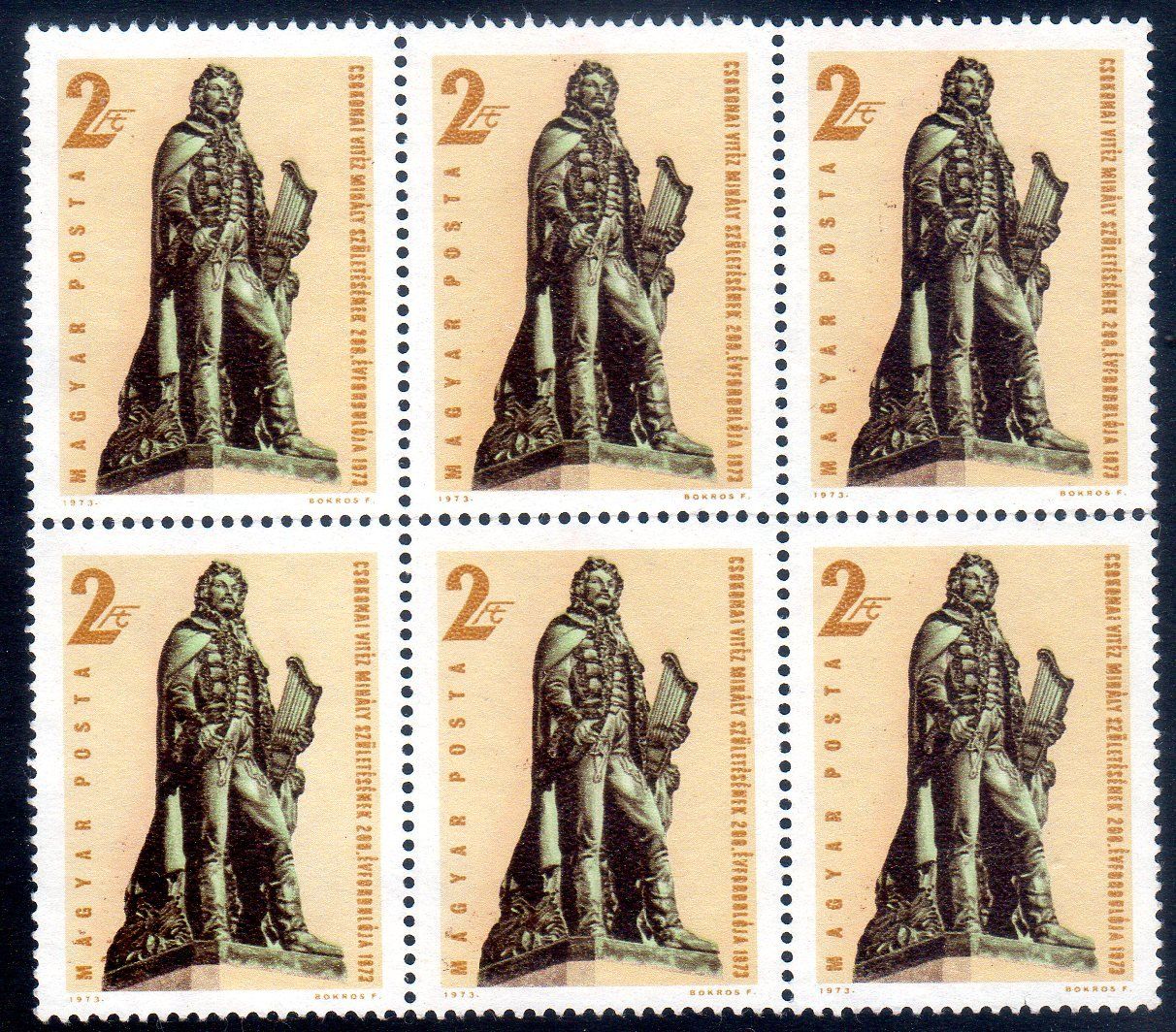 Tutti i francobolli: 6ERBLOCK UNGARN 1973 ** POSTFRISCH ** - SP13 – Nuovo (secondo la descrizione) da Losone venduto da EM2019