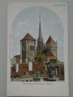 Ansichtskarten: Chathedrale de Saint Pierre Genf – Gebraucht aus Sargans von nicsam1815