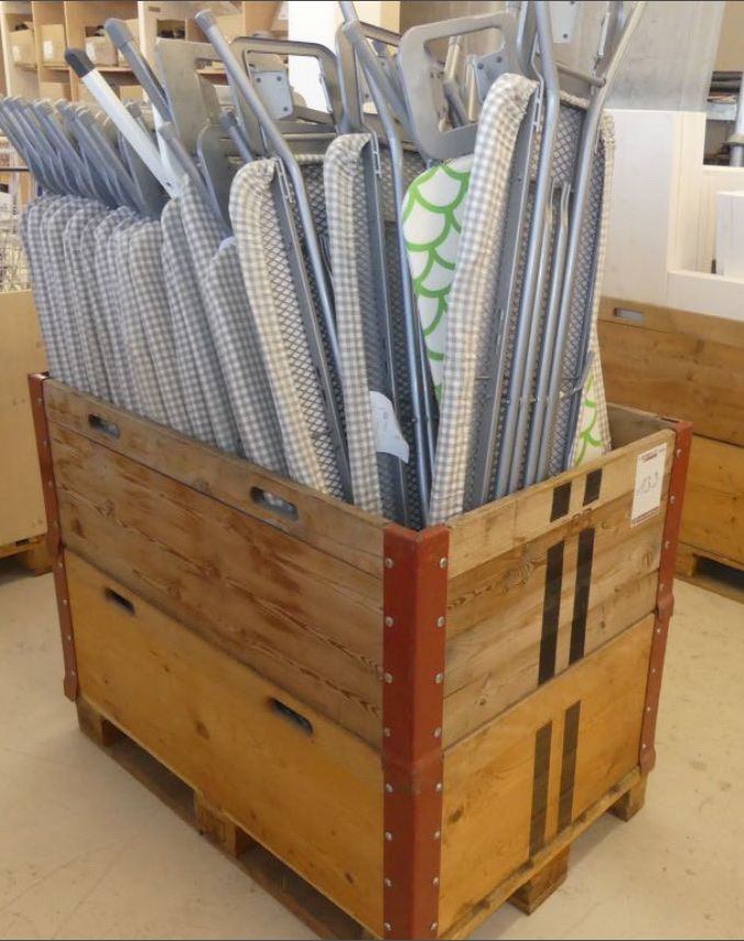 Assi da stiro: Palette mit 36 Bügelbretter – Nuovo (secondo la descrizione) da Lommis venduto da Kapilguna1 2