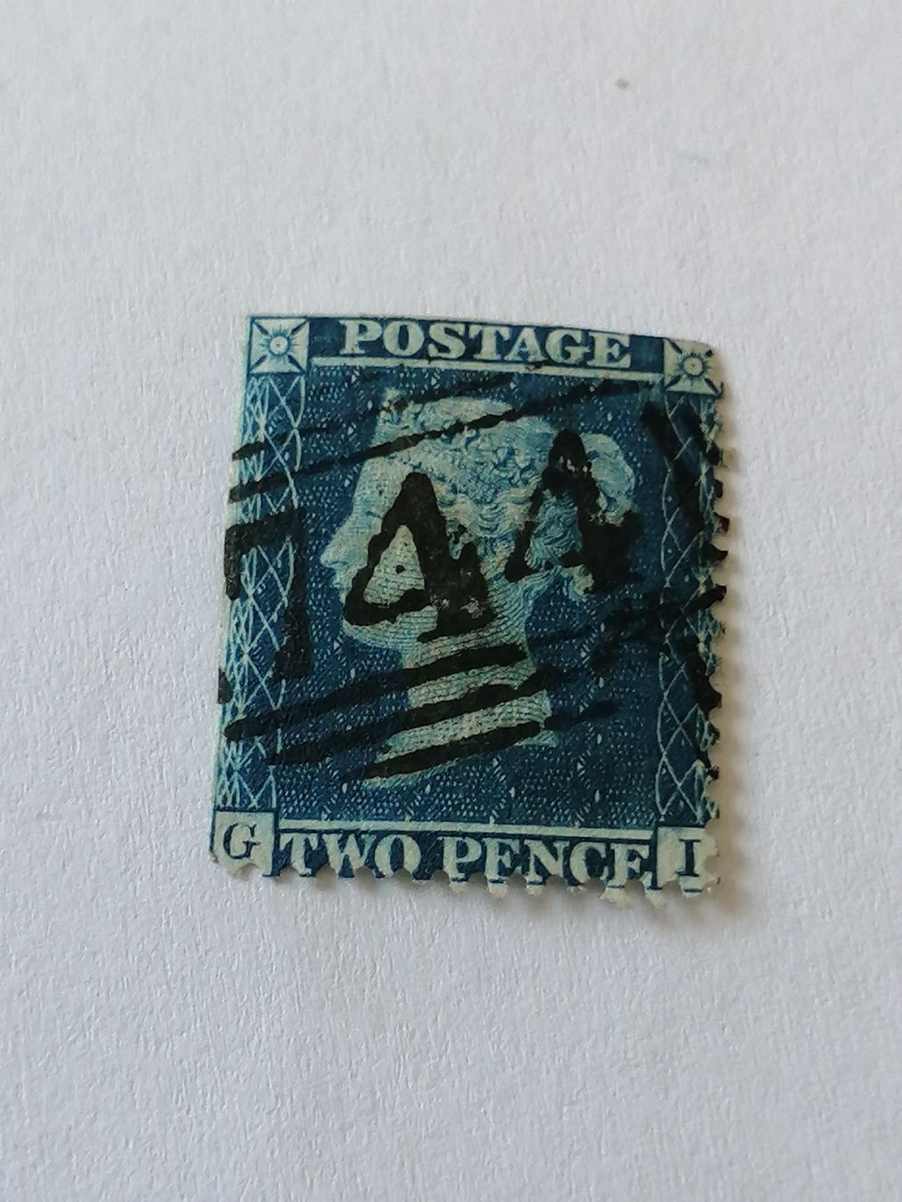 Tous les timbres: Two Pence Blue 1855  – D'occasion à Happerswil par tschergi