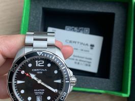 Certina DS Action Diver Powermatic 80 Watch Black