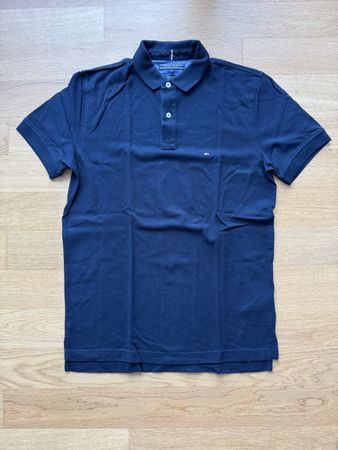Tommy Hilfiger Polo Shirt Gr. M Dunkelblau