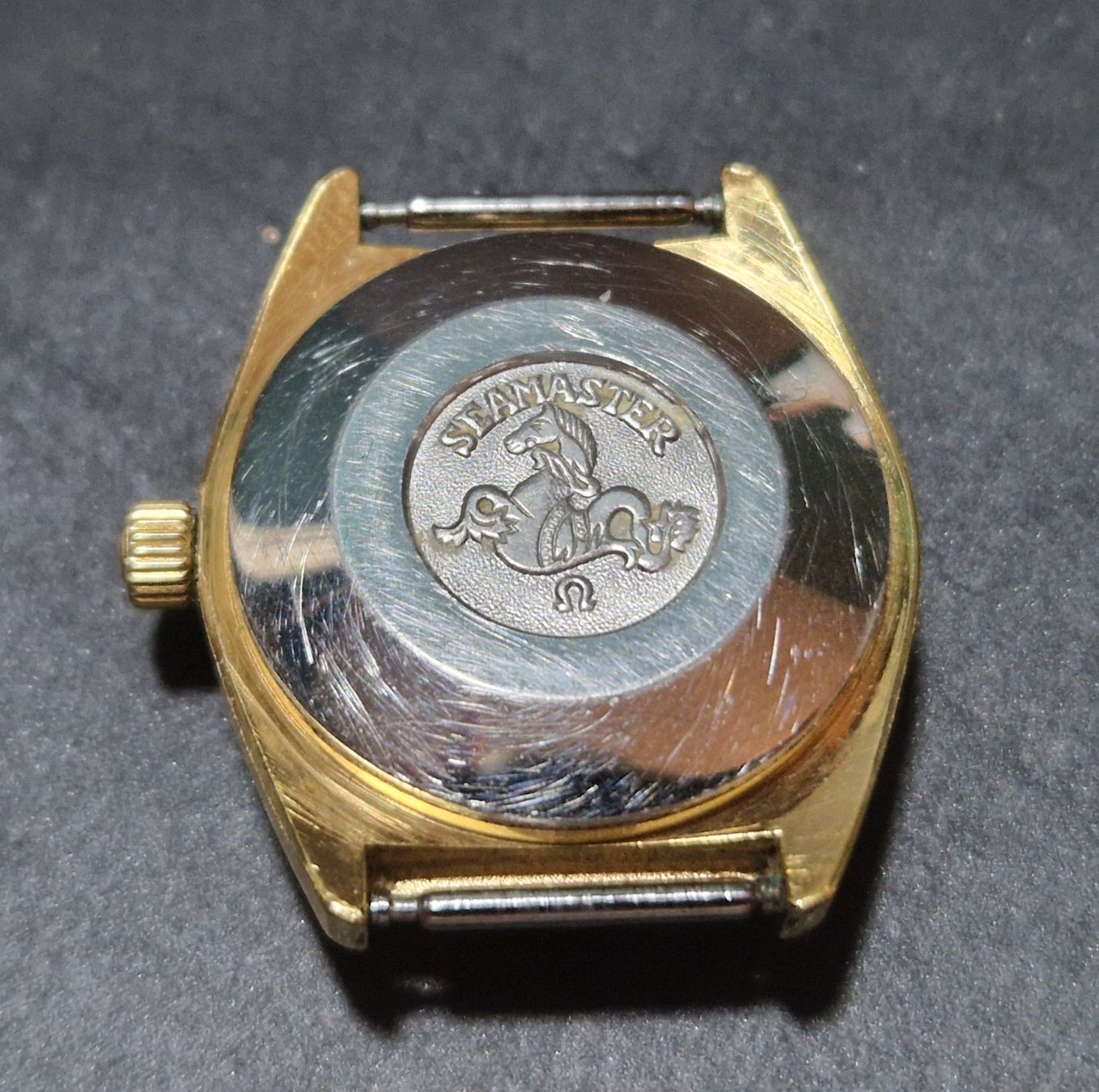 Omega Orologi: Armbanduhr Omega Seamaster Automatic goldfarben alt – Usato da Winterthur venduto da Sadega 2