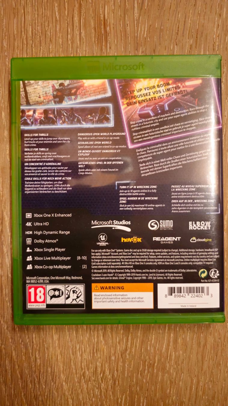 Microsoft Giochi: Game, Xbox Crackdown 3, Videospiel – Nuovo (secondo la descrizione) da Sirnach venduto da TheMrFreeman 1