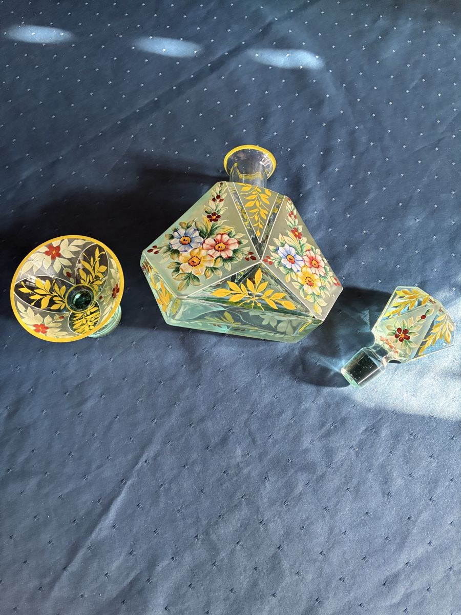 Caraffe: Art Deco Karaffe + 1 Gläschen – Usato da Dornach venduto da Rosengarten 1