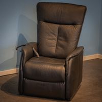 Relaxsessel elektrisch aus echtem Leder mit Aufstehhilfe