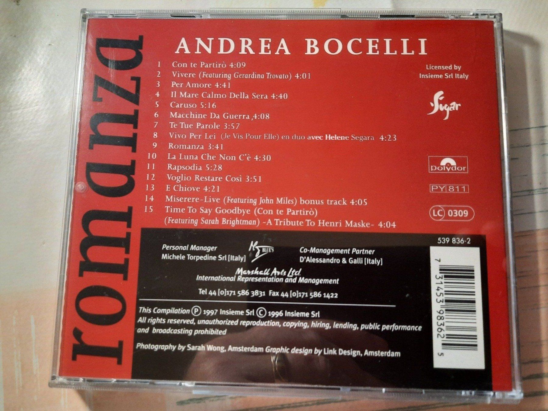 CDs: CD Andrea Bocelli - Romanza – Gebraucht aus Pully von bro_n52j 1