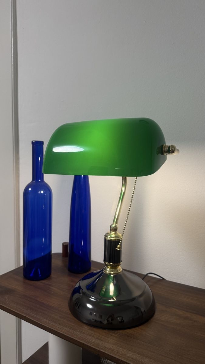 Lampade: Grüne Bankerlampe – Nuovo (secondo la descrizione) da Zürich venduto da Julia_Ch 1