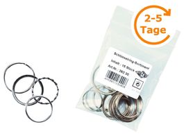 Schlüsselringe Sortiment 15x, 5 Typen