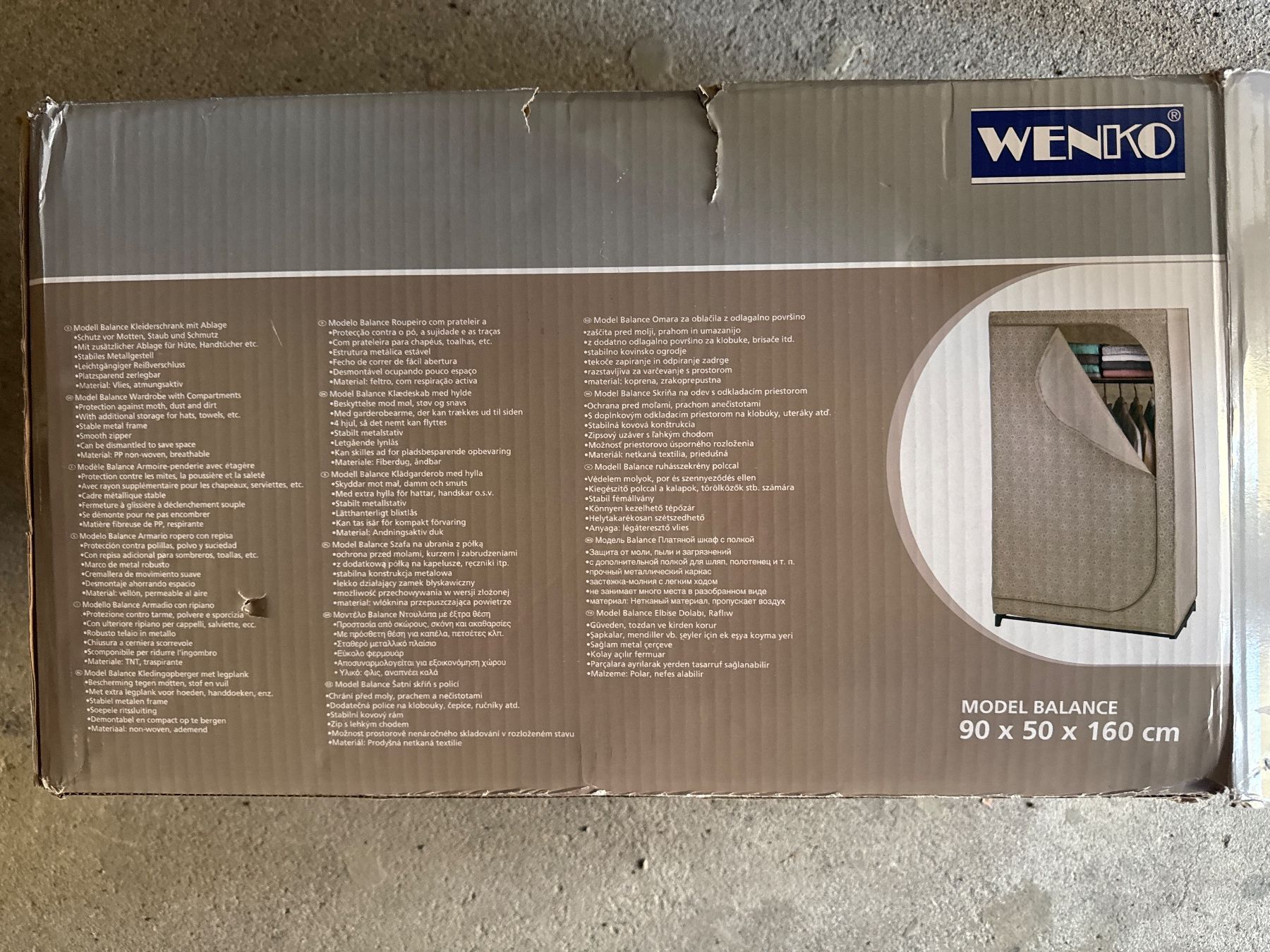 Schränke: WENKO Balance Stoff-Schrank – Neu und originalverpackt aus Horgen von CS75 2