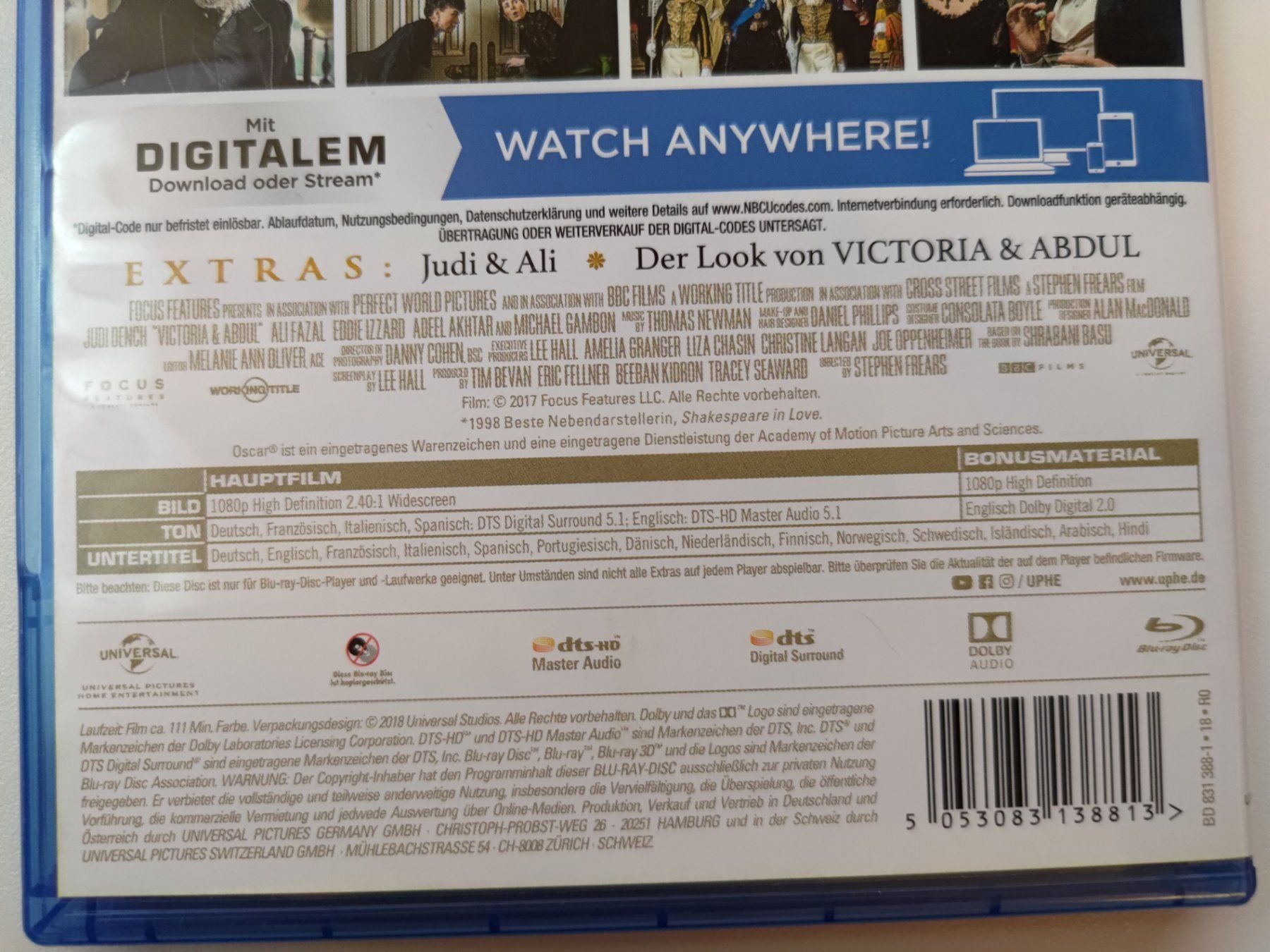 Tutti i DVDs: Victoria & Abdul – Usato da Liestal venduto da Kratzilla 3