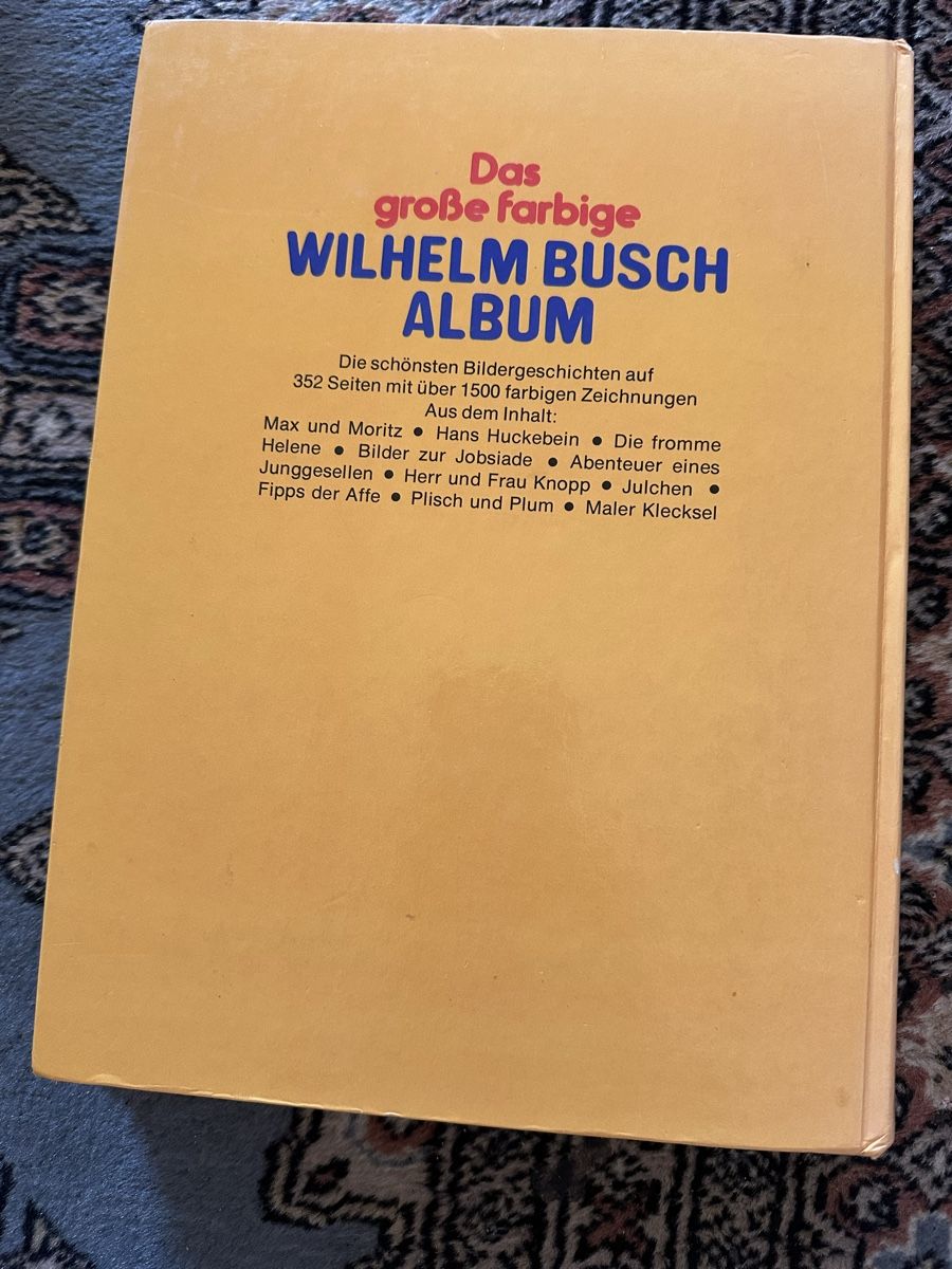Libri: Das grosse Wilhelm Busch Album – Usato da Uster venduto da bek_v2ct 8
