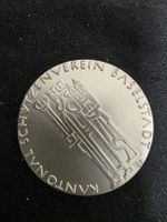 Kantonale Schützen Medaille Baselstadt Schützenverein Silber