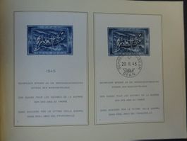 1945 PTT-Geschenkheft **/* & ET Stempel