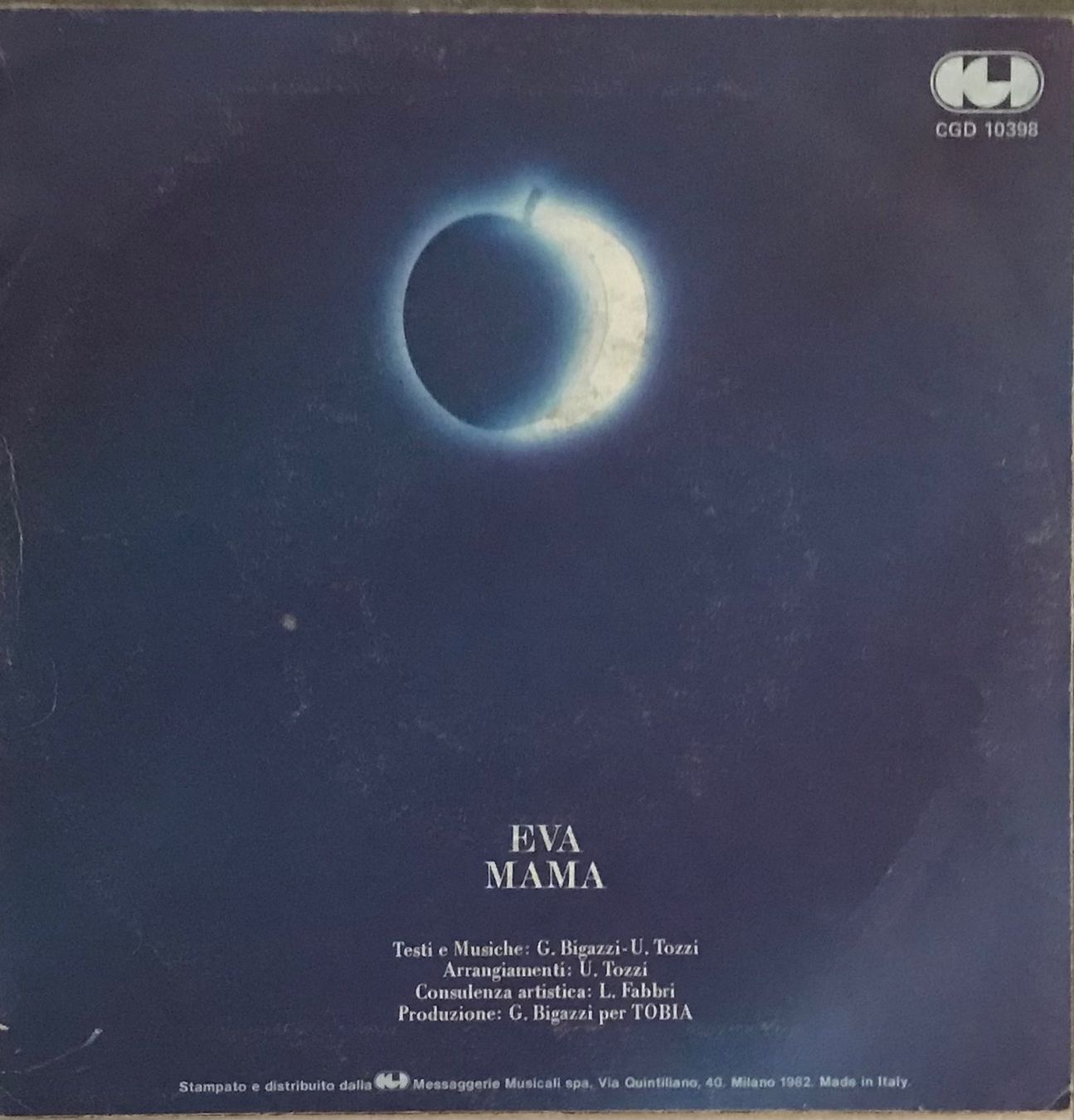 Schallplatten: UMBERTO TOZZI - EVA – Gebraucht aus Bussigny von vinyl-pas-cher 1