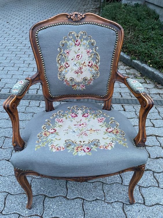 Produktbild von Knüpfkissen Zum Selber Knüpfen Kitquiver Knüpfkissen Mit Vordruck Cartoon-Welpen Und Blumen Diy-Kissenbezug Mit Gobelin-Stickerei,Kissen-Set Für Die