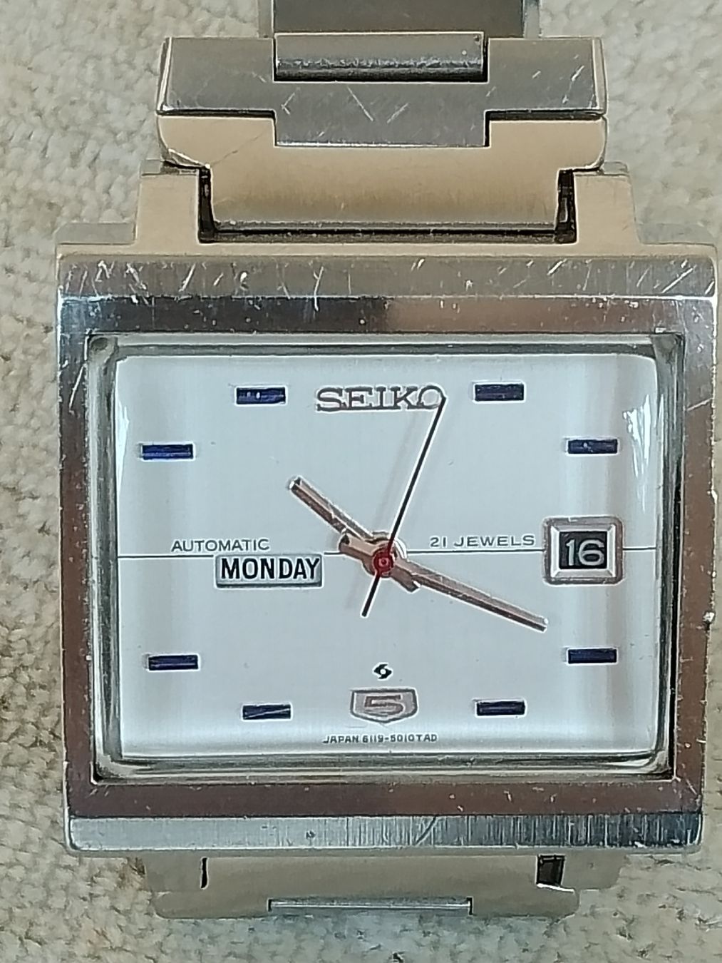 Seiko Uhren: Seiko 5 Tv Automatic 6119 läuft  – Gebraucht aus Agno von sam2608 2