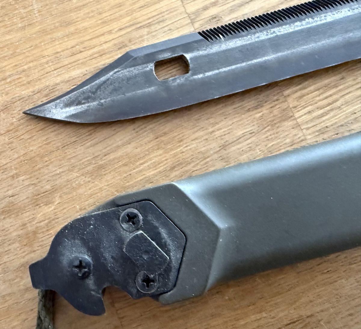 Armi bianche: Armeemesser Bajonett Kampfmesser – Usato da Goldach venduto da Messerguru 3