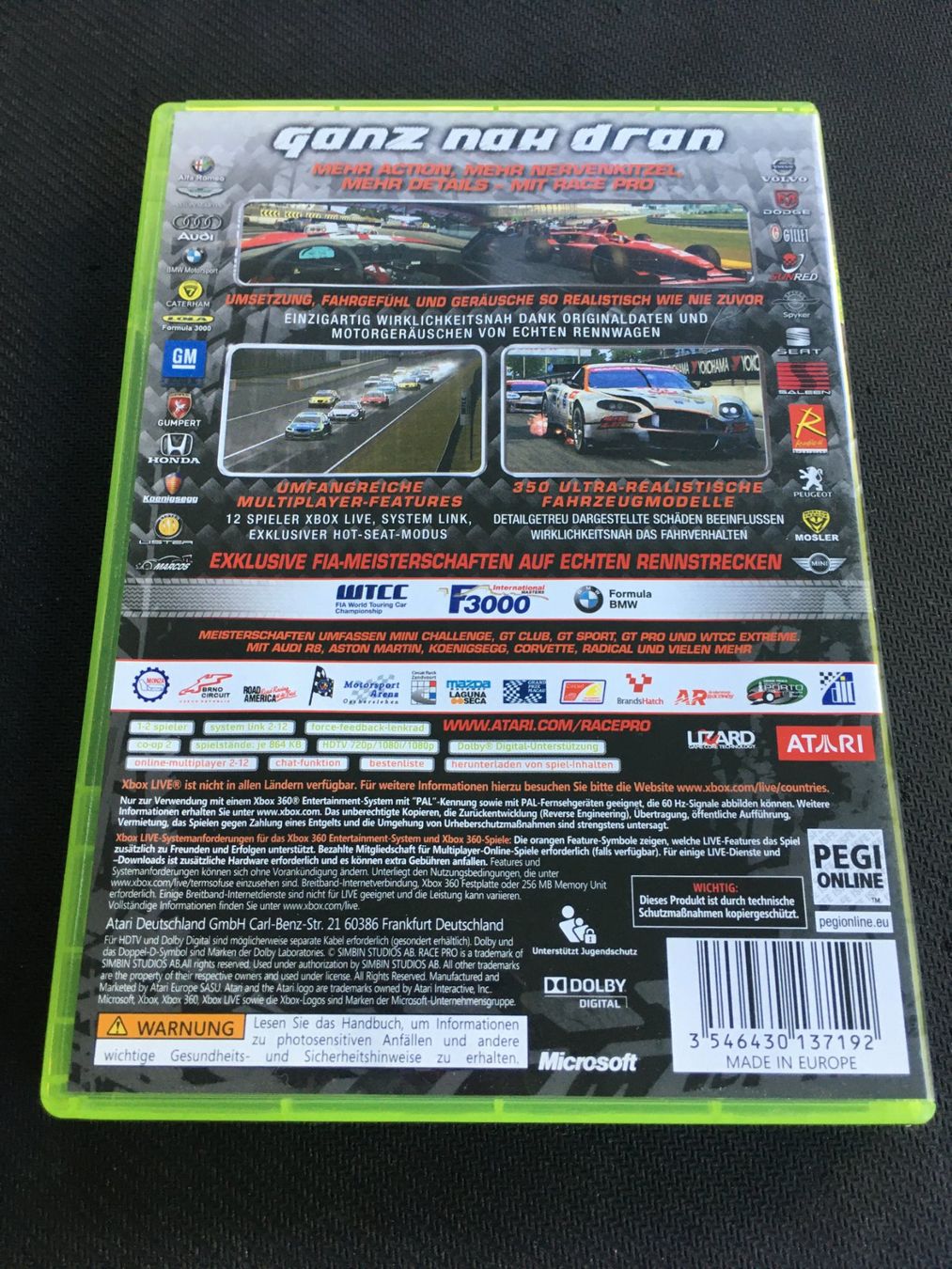 Microsoft Giochi: Race Pro - Xbox 360 Game – Usato da St.Gallen venduto da Punktchen01 1